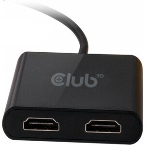 Club 3D USB A to DisplayPort 1.2 Dual Monitor 4K 60Hz - USB 3.1 Type A - 2 x DisplayPort, DisplayPort