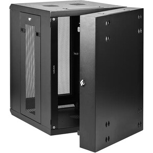 StarTech.com Wall Mount Server Rack Cabinet - 15U Rack - 50cm Deep - Hinged Enclosure - Wall Mount Rack - Server Cabinet -