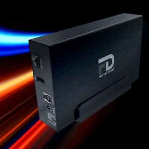 Fantom Drives 6TB External Hard Drive - GFORCE 3 Pro - 7200RPM, USB 3, Aluminum, Black, GF3B6000UP - 6TB 7200RPM External 