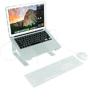 Macally 104 key Ultra Slim USB Wired Keyboard for Mac and PC - Cable Connectivity - USB Interface - 104 Key - QWERTY Layou