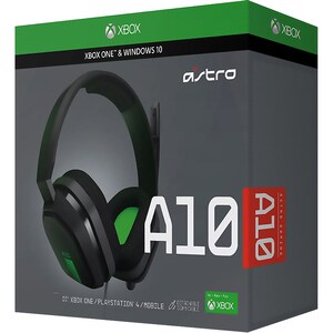 Astro A10 Headset - Stereo - Mini-phone (3.5mm) - Wired - 32 Ohm - 20 Hz - 20 kHz - Over-the-ear, Over-the-head - Binaural