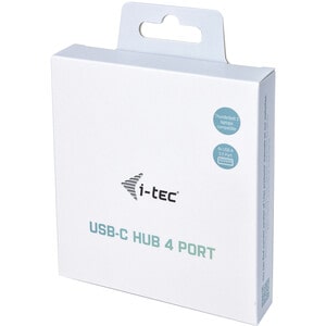 i-tec USB Hub - USB Type C - External - 4 Total USB Port(s) - 4 USB 3.0 Port(s) - Linux, PC, Mac