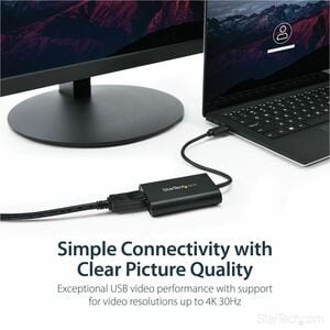 StarTech.com A/V Adapter - 1 Pack - TAA Compliant - 1 x 9-pin Type A USB 3.0 USB Male - 1 x 20-pin DisplayPort Digital Aud