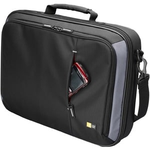 Case Logic Carrying Case for 18.4" Notebook, Accessories - Black - Luggage Strap, Shoulder Strap, Handle - 14.7" Height x 