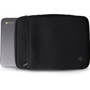 V7 Elite CSE5H-BLK-9E Carrying Case (Sleeve) for 30.5 cm (12") MacBook Air - Black - Neoprene - Handle - 222 mm Height x 3
