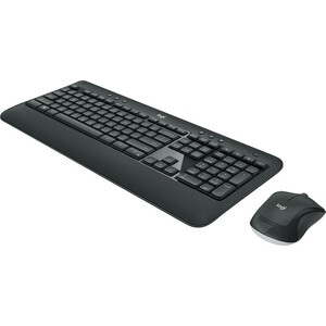 Logitech MK540 Keyboard & Mouse - USB Wireless RF - English (UK) - USB Wireless RF - Optical - 1000 dpi - 3 Button - Scrol