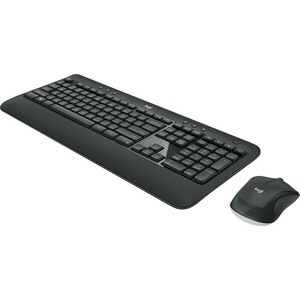 Logitech MK540 Keyboard & Mouse - USB Wireless RF - English (US), International - USB Wireless RF - Optical - 1000 dpi - 3