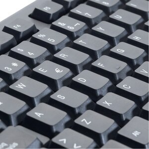 Verbatim Keyboard & Mouse - USB Cable Black - USB Cable Optical - Scroll Wheel - QWERTY - Black - Compatible with Computer