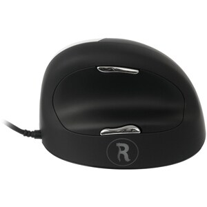 R-Go Tools Wired Vertical Ergonomic Mouse, Large, Right Hand, Black - Cable - Black - 1 Pack - Large Hand/Palm Size - Righ