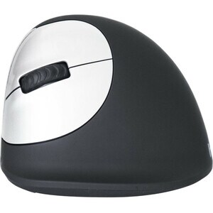 R-Go Tools Wireless Vertical Ergonomic Mouse, Medium, Left Hand, Black - Wireless - Radio Frequency - Black - USB - 1750 d