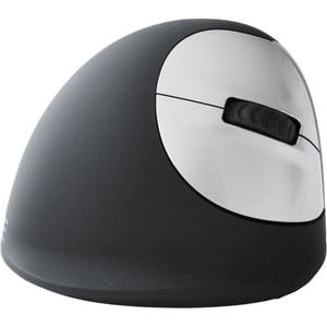 R-Go Tools Wireless Vertical Ergonomic Mouse, Medium, Right Hand, Black - Wireless - Black - 1 Pack - Medium Hand/Palm Siz