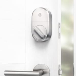 August Smart Lock + Connect - BluetoothSatin Nickel