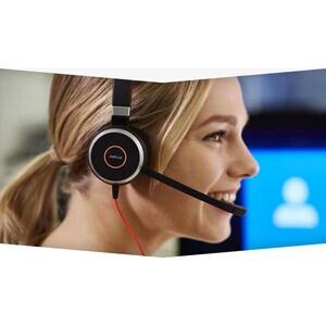 Jabra EVOLVE 40 MS Headset - Stereo - USB Type C - Wired - 32 Ohm - 150 Hz - 7 kHz - Over-the-head - Binaural - Supra-aura