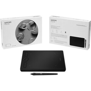 Wacom Intuos Pro Small - Graphics Tablet Wireless - Bluetooth - 8192 Pressure Level - Pen - Mac, PC - Black