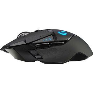 Logitech LIGHTSPEED G502 Gaming Mouse - Wi-Fi - USB - Black - Wireless - 16000 dpi - Scroll Wheel