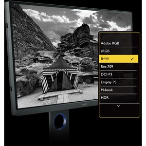 BenQ SW270C 27" WQHD LED LCD Monitor - 16:9 - Gray - 27" Class - In-plane Switching (IPS) Technology - 2560 x 1440 - 1.07 