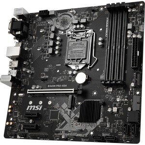 MSI B365M PRO-VDH Desktop Motherboard - Intel Chipset - Socket H4 LGA-1151 - Micro ATX - 64 GB DDR4 SDRAM Maximum RAM - DI