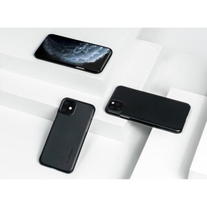 Spigen Thin Fit Case for Apple iPhone 11 Smartphone - Black - Matte - Bump Resistant, Scratch Resistant, Anti-slip - Polyc