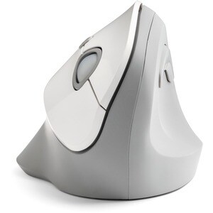 Kensington Pro Fit Ergo Vertical Wireless Mouse - Wireless - Radio Frequency - 2.40 GHz - Gray - USB - 1600 dpi - Scroll W