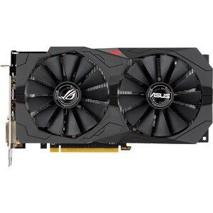 Asus ROG AMD Radeon RX 570 Graphic Card - 8 GB GDDR5 - 1.18 GHz Core - 1.31 GHz Boost Clock - 256 bit Bus Width - DisplayP