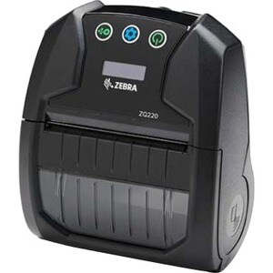 Zebra ZQ220 Mobile Direct Thermal Printer - Monochrome - Handheld - Label/Receipt Print - USB - Bluetooth - Near Field Com