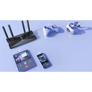 TP-Link Archer AX50 IEEE 802.11ax Ethernet Wireless Router - 2.40 GHz ISM Band - 5 GHz UNII Band - 375 MB/s Wireless Speed
