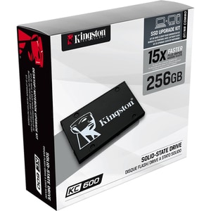 Unità stato solido Kingston KC600 - 2,5" Interno - 256 GB - SATA (SATA/600) - Computer portatile, Desktop PC Dispositivo s