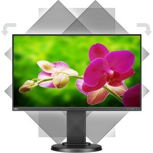 NEC Display MultiSync E242N 61 cm (24") Full HD WLED LCD Monitor - 16:9 - White - 609.60 mm Class - In-plane Switching (IP