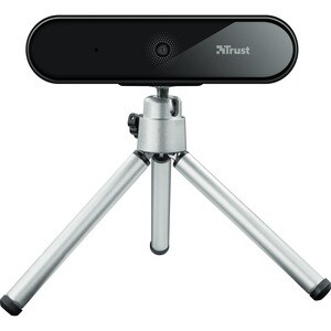 Webcam Trust Tyro - 30 fps - Nero, Argento - USB 2.0 - 1920 x 1080 Video - Auto focus - Microfono - Computer portatile, Co