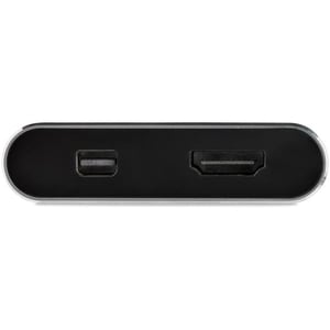 StarTech.com Mini DisplayPort/HDMI/USB-C Audio/Video Adapter - 1 x 24-pin Type C USB Male - 1 x HDMI HDMI 2.0 Digital Audi