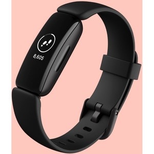 Fitbit Inspire 2 Smart Band - Black - Plastic Body - Silicone Band - Optical Heart Rate Sensor, Accelerometer - Heart Rate