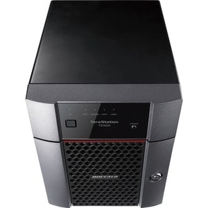 BUFFALO TeraStation 3420DN 4-Bay Desktop NAS 8TB (4x2TB) with HDD NAS Hard Drives Included 2.5GBE / Computer Network Attac
