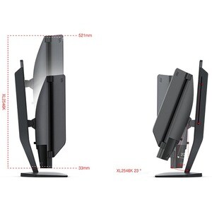 Monitor de juego LCD BenQ Zowie XL2546K 62,2 cm (24,5") Full HD LED - 16:9 - 635 mm Class - Torsión Nemática (TN) - 1920 x