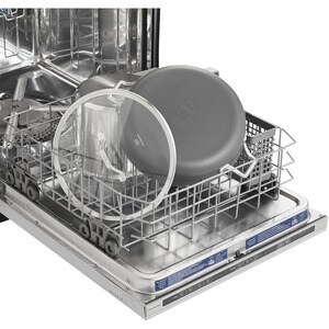 Calphalon Signature Nonstick 5-Qt. Sauteuse Pan With Cover - - Brushed Stainless Steel Handle, Hard Anodized Aluminum, Tem