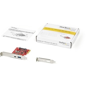 StarTech.com USB 3.1 Card - PCI Express x4 - Plug-in Card - 2 USB Port(s) - 2 USB 3.1 Port(s) - UASP Support - PC, Mac, Linux