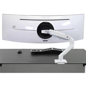 Ergotron Mounting Pivot for Monitor, Curved Screen Display, Mounting Arm - White - 1 Display(s) Supported - 124.5 cm (49")