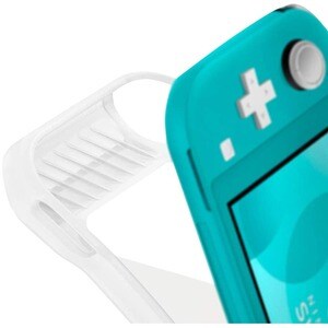 Spigen Rugged Armor Rugged Carrying Case Nintendo Gaming Console - Frost White, Transparent - Drop Resistant - Thermoplast