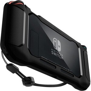 Spigen Rugged Armor Rugged Carrying Case Nintendo Gaming Console - Matte Black, Transparent - Drop Resistant - Thermoplast