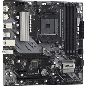 ASRock B550M Phantom Gaming 4 Desktop Motherboard - AMD Chipset - Socket AM4 - Micro ATX - 128 GB DDR4 SDRAM Maximum RAM -