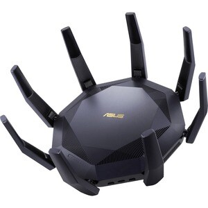 Asus RT-AX89X IEEE 802.11ax Ethernet Wireless Router - 2.40 GHz ISM Band - 5 GHz UNII Band - 8 x Antenna(8 x External) - 7
