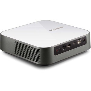 ViewSonic M2e 1080p Portable Projector with 1000 LED Lumens, H/V Keystone, Auto Focus, Harman Kardon Bluetooth Speakers, H