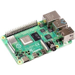 Raspberry Pi Single Board Computer for LCD Display, Monitor - Module - Broadcom - Cortex A72 - BCM2711 - Quad-core (4 Core