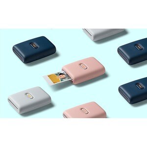 instax Mini Link Dye Sublimation Printer - Colour - Photo Print - Portable - Ash White - 12 Second Photo - 318 dpi - Bluet