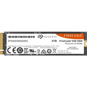 Seagate FireCuda 530 ZP4000GM3A013 4 TB Solid State Drive - M.2 2280 Internal - PCI Express NVMe (PCI Express NVMe 4.0 x4)
