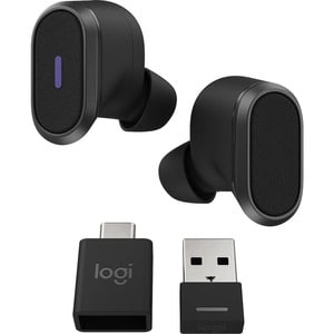 Logitech Zone True Wireless - Stereo - USB Type A - True Wireless - Bluetooth - 98.4 ft - 20 Hz - 20 kHz - Earbud - Binaur