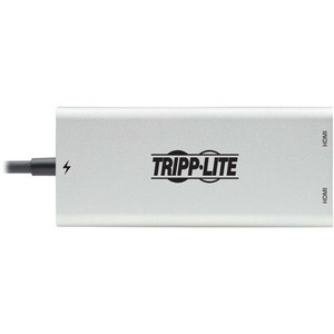 Tripp Lite Dual-Monitor Thunderbolt 3 to HDMI Adapter (M/2xF) - 4K 60 Hz, 4:4:4, Silver - 1 x Type C USB 3.1 Thunderbolt 3