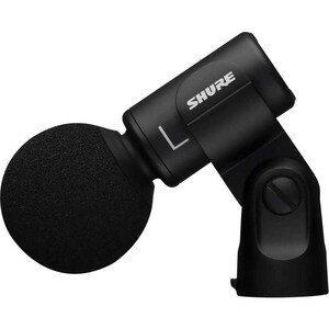 Shure MV88+ Wired Condenser Microphone - 10 ft - Stereo, Mono - 20 Hz to 20 kHz - Cardioid, Bi-directional - USB