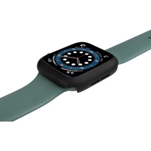 Gecko Covers Case Apple Watch - Transparent, Black - 1 - Wear Resistant, Tear Resistant - Tempered Glass, Polycarbonate