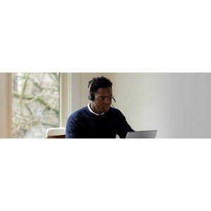 Microsoft Modern Wired On-ear Stereo Headset - Black - Binaural - Ear-cup - 100 Hz to 20 kHz - 150 cm Cable - Noise Reduct