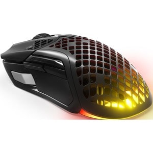 SteelSeries Aerox 5 Wireless Gaming Mouse - Optical - Cable/Wireless - Bluetooth/Radio Frequency - 2.40 GHz - Black - USB 